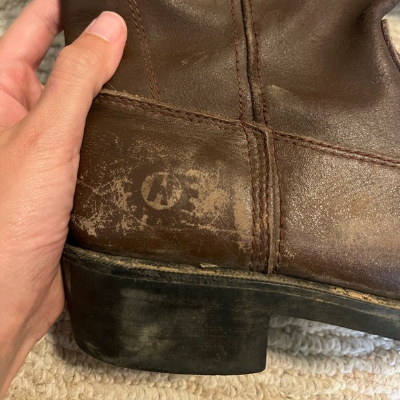 Distressed Engineer Work Boots | men’s size 7 - Picture 5 of 6